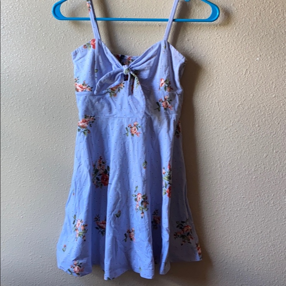 Floral mini summer dress